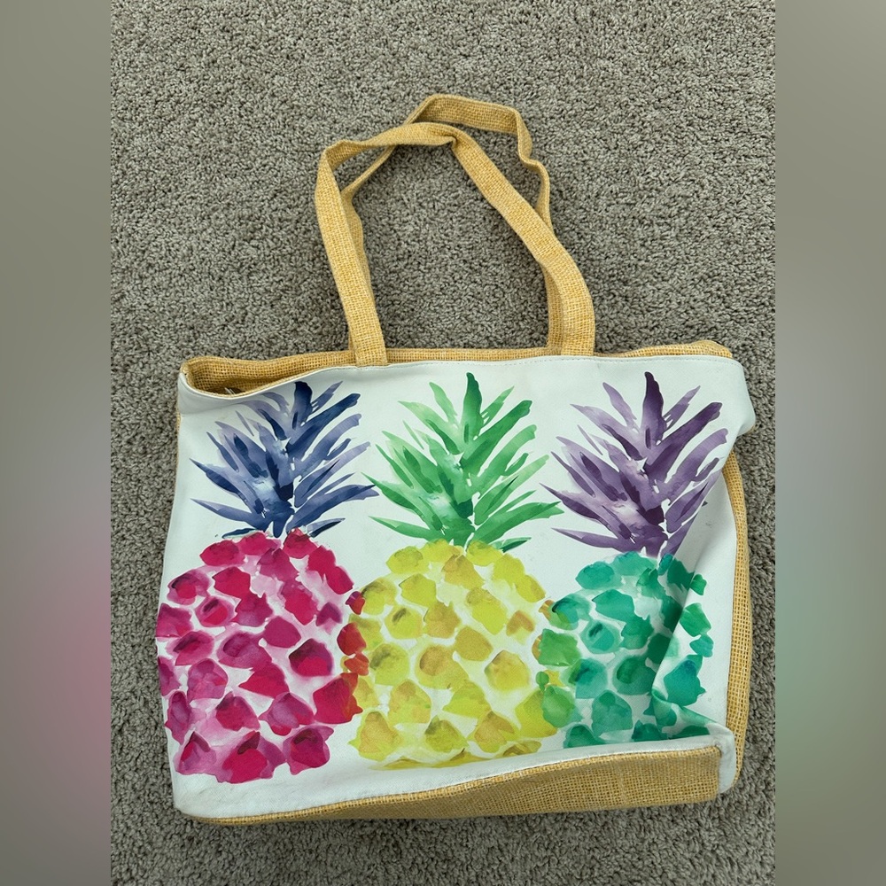 Pineapple beach bag